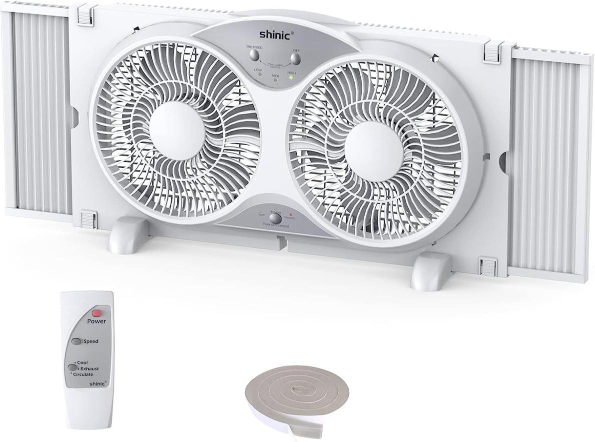 Click image for larger version

Name:	shinic-Window-Fan-with-Reversible-Airflow-Quiet-Twin-9-Blades-Full-Remote-Control-3-Functions-3-Speeds-Bathroom-Kitchen-Window-Exhaust-Fan-Width-Adjustable-From-24-to-37-ETL-Certified.jpg
Views:	27
Size:	111.8 KB
ID:	97557