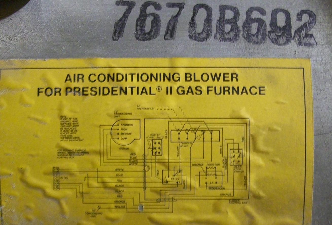 Coleman Presidential Furnace Wiring Diagram - Wiring Diagram